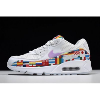 Nike Air Max 90 Nic Qs Beyaz Renkli Koşu Ayakkabısı Türkiye - XEQ3E9FN